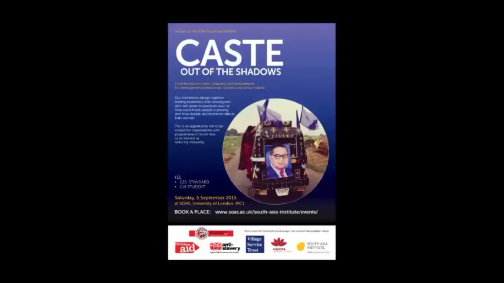 SOAS University of London -  Caste meets gender - Caste Conference - Welcome