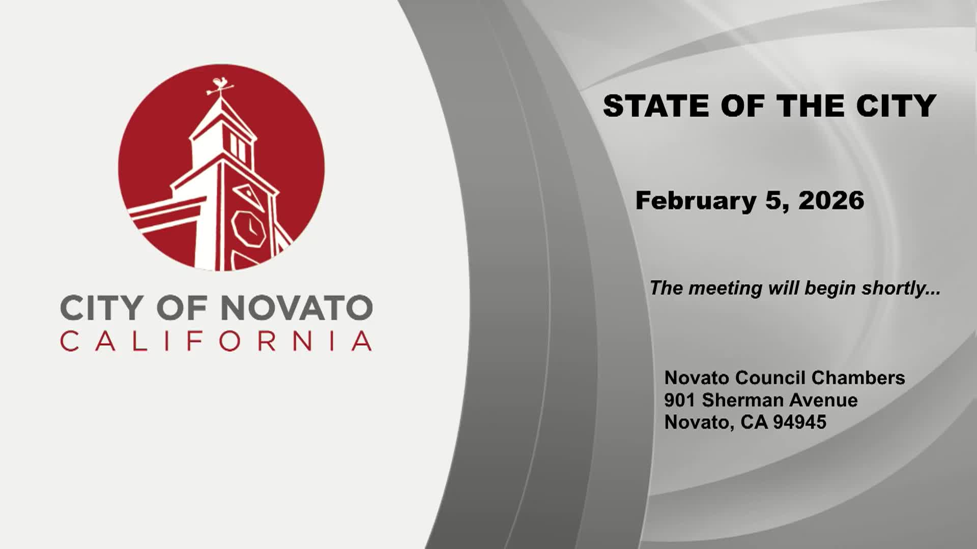 Novato State of the City Address 2026 - 2-5-26